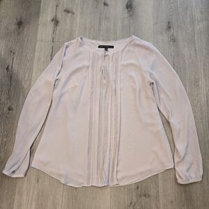 White House Black Market Long Sleeve Lined Blouse Size 4